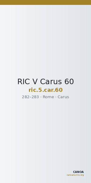 RIC V Carus 60 — CANOA