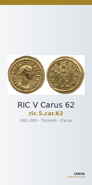 RIC V Carus 62 — CANOA