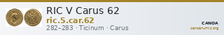 RIC V Carus 62 — CANOA