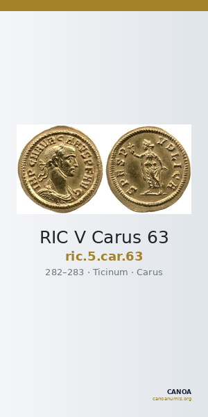 RIC V Carus 63 — CANOA
