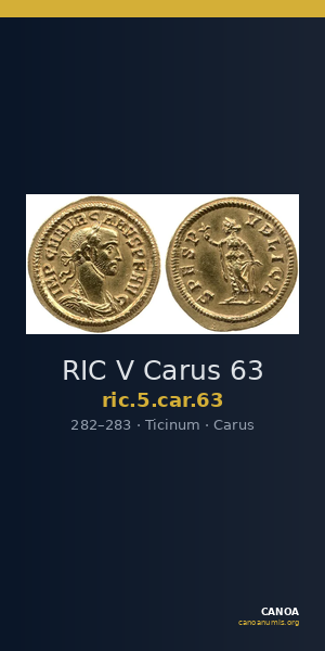 RIC V Carus 63 — CANOA