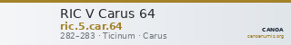 RIC V Carus 64 — CANOA