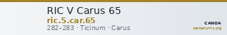 RIC V Carus 65 — CANOA