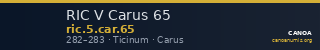 RIC V Carus 65 — CANOA