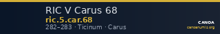 RIC V Carus 68 — CANOA