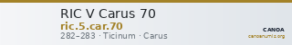 RIC V Carus 70 — CANOA