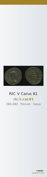 RIC V Carus 81 — CANOA
