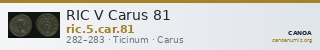 RIC V Carus 81 — CANOA