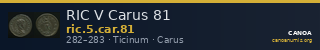 RIC V Carus 81 — CANOA