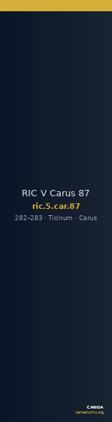 RIC V Carus 87 — CANOA