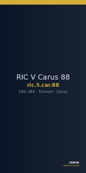 RIC V Carus 88 — CANOA