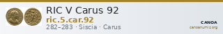 RIC V Carus 92 — CANOA