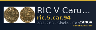 RIC V Carus 94 — CANOA