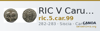 RIC V Carus 99 — CANOA