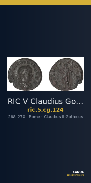 RIC V Claudius Gothicus 124 — CANOA