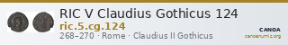 RIC V Claudius Gothicus 124 — CANOA