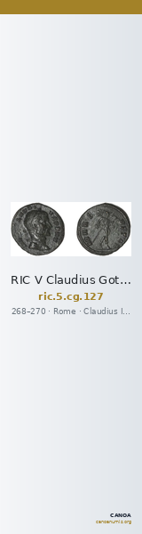 RIC V Claudius Gothicus 127 — CANOA