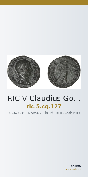 RIC V Claudius Gothicus 127 — CANOA