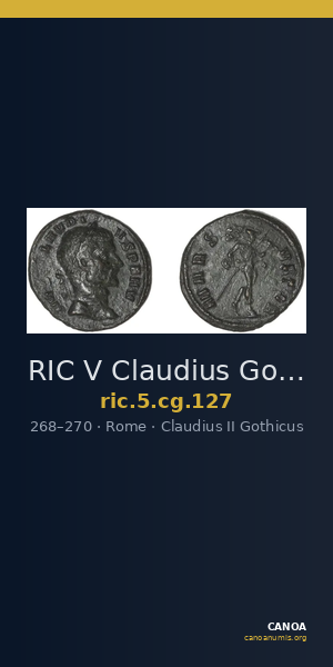 RIC V Claudius Gothicus 127 — CANOA