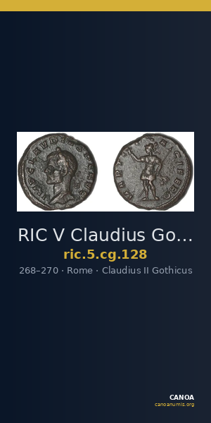 RIC V Claudius Gothicus 128 — CANOA
