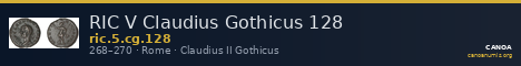 RIC V Claudius Gothicus 128 — CANOA