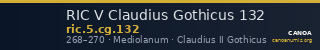 RIC V Claudius Gothicus 132 — CANOA