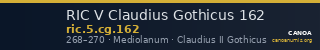 RIC V Claudius Gothicus 162 — CANOA