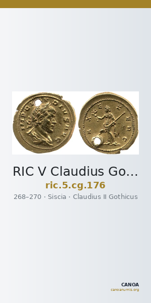 RIC V Claudius Gothicus 176 — CANOA