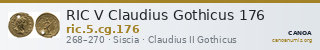 RIC V Claudius Gothicus 176 — CANOA