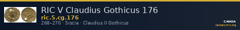 RIC V Claudius Gothicus 176 — CANOA