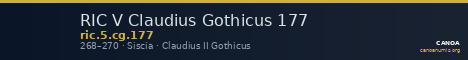 RIC V Claudius Gothicus 177 — CANOA