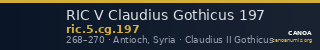 RIC V Claudius Gothicus 197 — CANOA