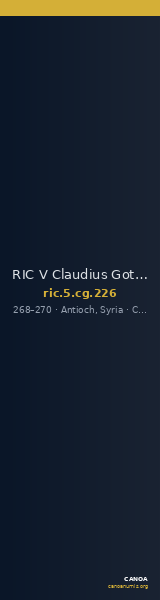 RIC V Claudius Gothicus 226 — CANOA