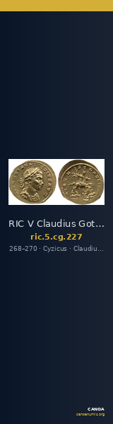 RIC V Claudius Gothicus 227 — CANOA