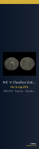 RIC V Claudius Gothicus 231 — CANOA
