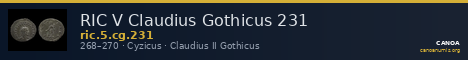 RIC V Claudius Gothicus 231 — CANOA