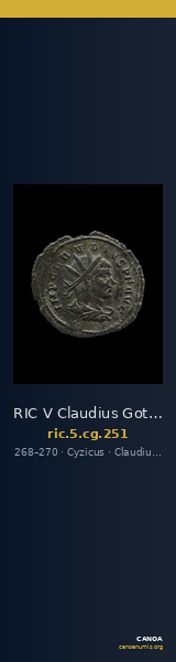 RIC V Claudius Gothicus 251 — CANOA
