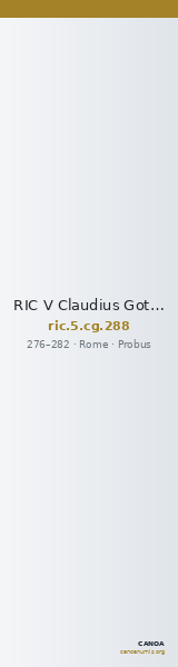 RIC V Claudius Gothicus 288 — CANOA