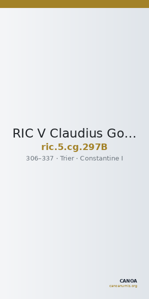 RIC V Claudius Gothicus 297B — CANOA