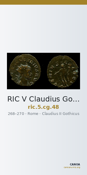RIC V Claudius Gothicus 48 — CANOA
