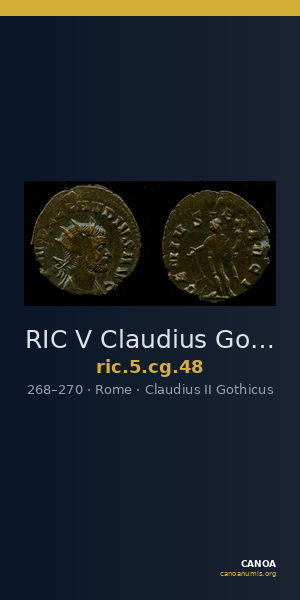 RIC V Claudius Gothicus 48 — CANOA