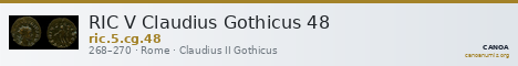RIC V Claudius Gothicus 48 — CANOA