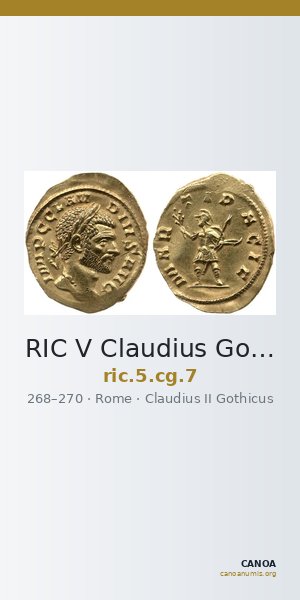 RIC V Claudius Gothicus 7 — CANOA