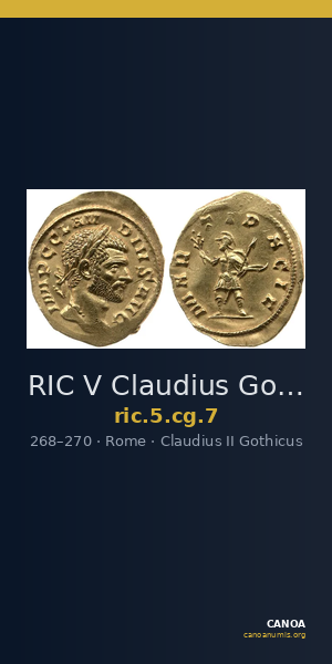 RIC V Claudius Gothicus 7 — CANOA