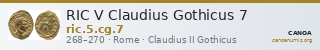 RIC V Claudius Gothicus 7 — CANOA