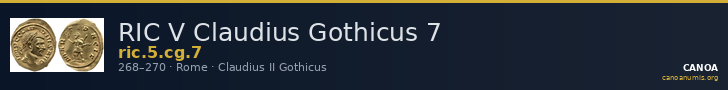 RIC V Claudius Gothicus 7 — CANOA