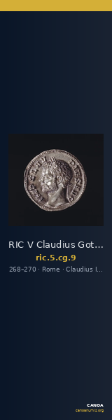 RIC V Claudius Gothicus 9 — CANOA