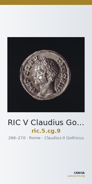 RIC V Claudius Gothicus 9 — CANOA