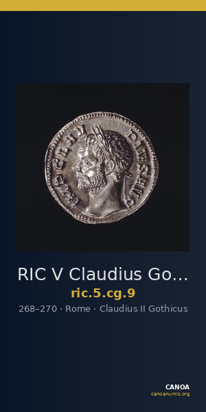 RIC V Claudius Gothicus 9 — CANOA