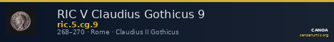 RIC V Claudius Gothicus 9 — CANOA